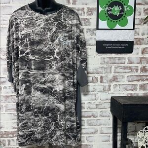 Drake Men's Black and Gray Shirt elements fishing 5XL